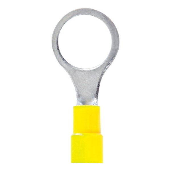 Jandorf Jandorf 12-10 Ga. Insulated Wire Terminal Ring Yellow 2 pk 60992 - main